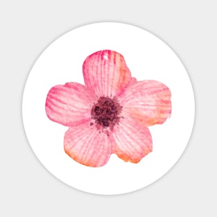 flower watercolor painting Magnet